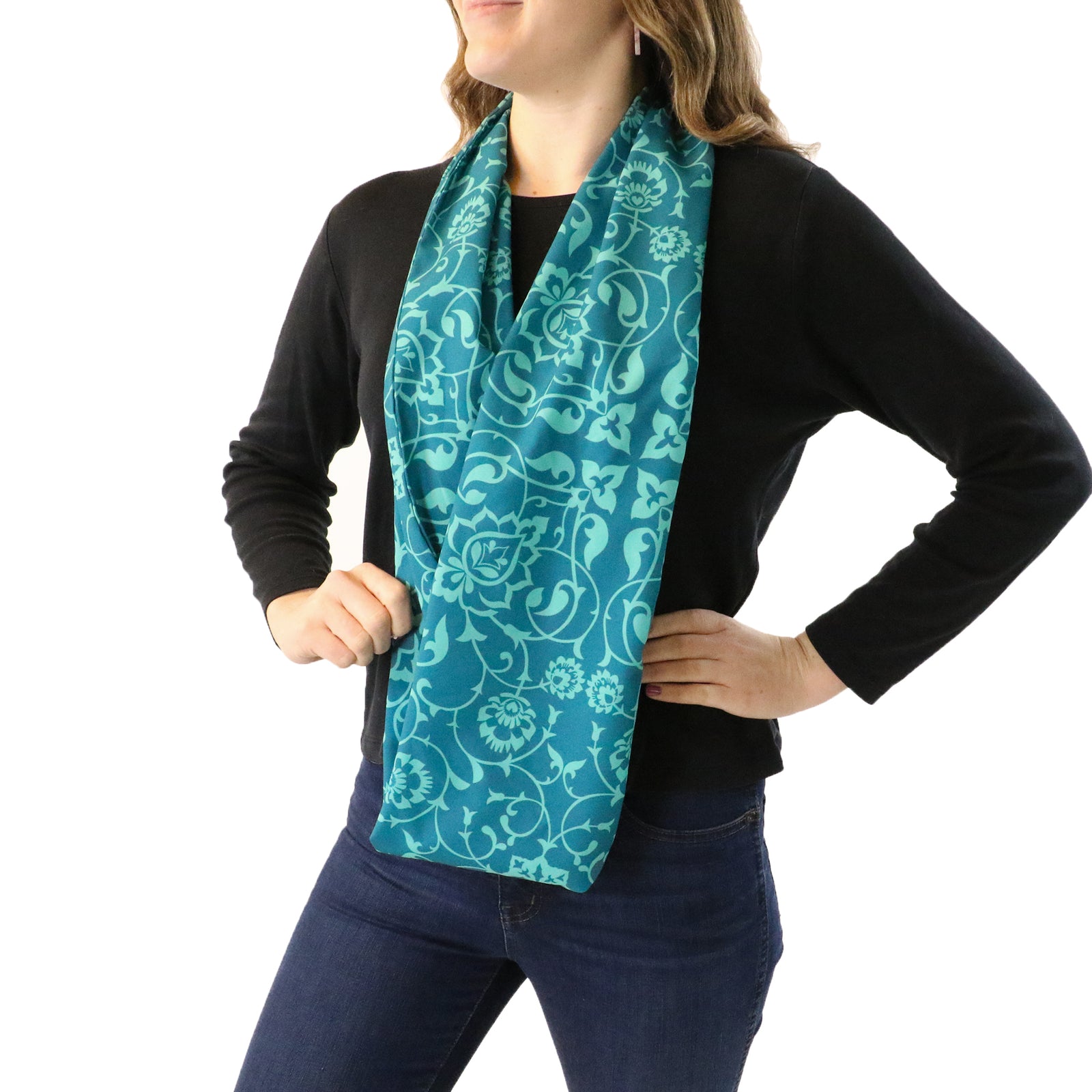 Hazelwood Infinity Scarf - Front View - Knotty Tie Co.