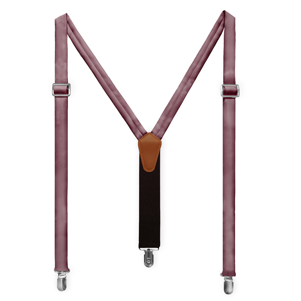 Azazie Amethyst Suspenders - Full Front View - Knotty Tie Co.