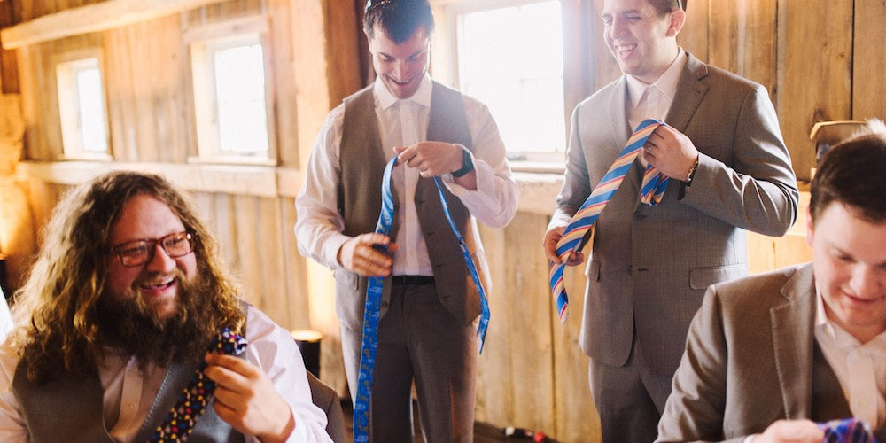 Practical Groomsmen Gifts: Keepsake Wedding Ties By Design