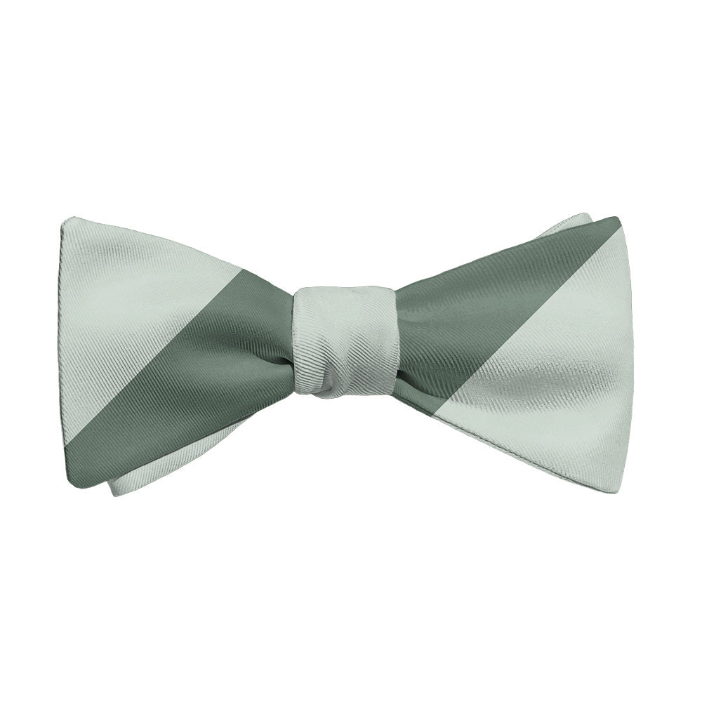 Wide Stripe Bow Tie - Adult Standard Self-Tie 14-18" -  - Knotty Tie Co.