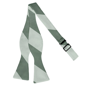 Wide Stripe Bow Tie - Adult Extra-Long Self-Tie 18-21" -  - Knotty Tie Co.