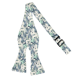 Abstract Floral Bow Tie - Adult Extra-Long Self-Tie 18-21" -  - Knotty Tie Co.