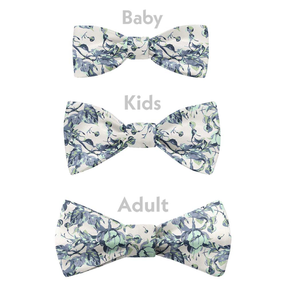 Abstract Floral Bow Tie - Bow Sizes - Knotty Tie Co.