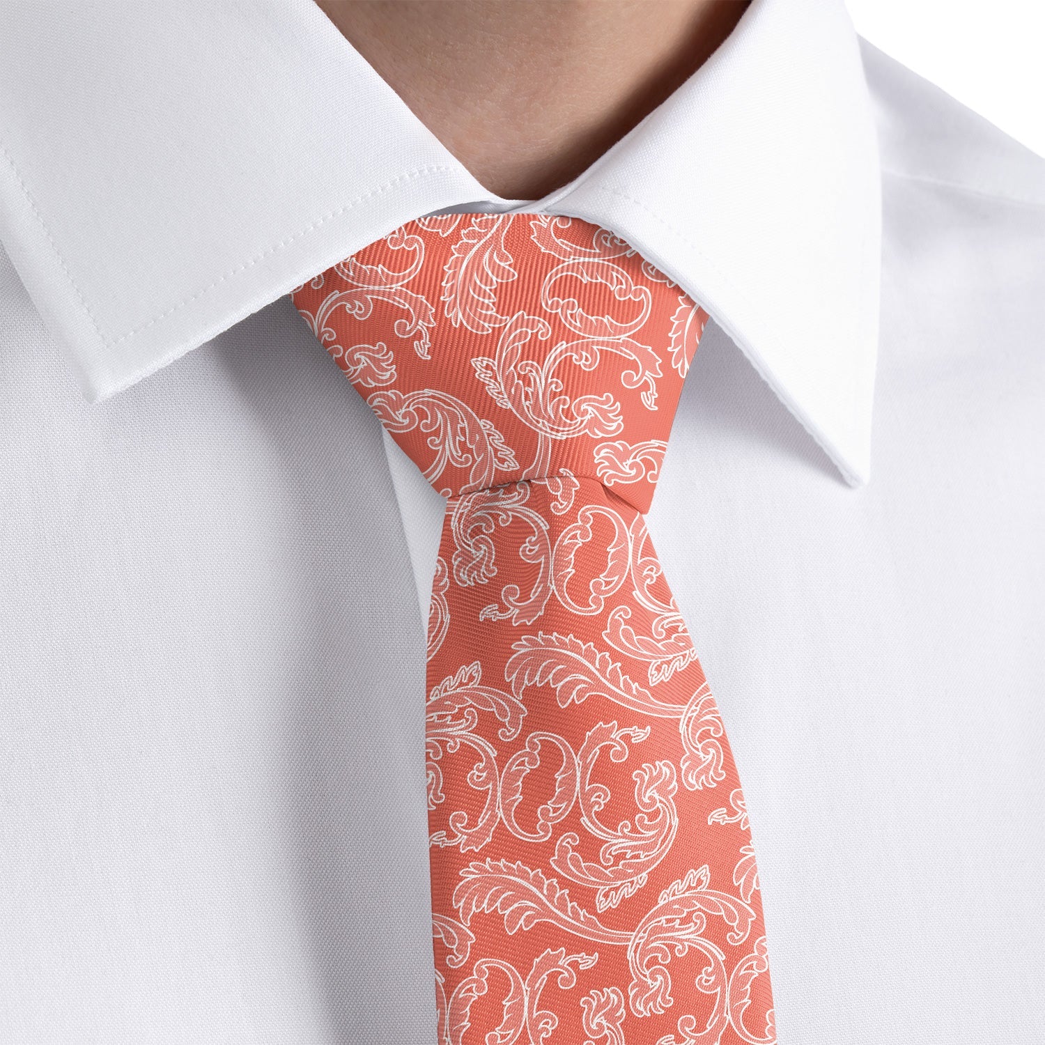 Adorned Paisley Necktie - Dress Shirt - Knotty Tie Co.