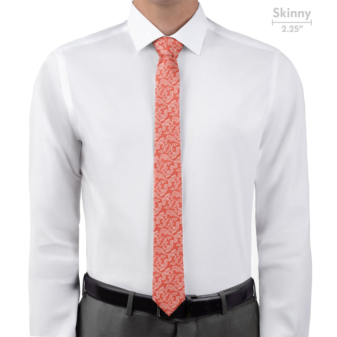 Adorned Paisley Necktie - Skinny - Knotty Tie Co.