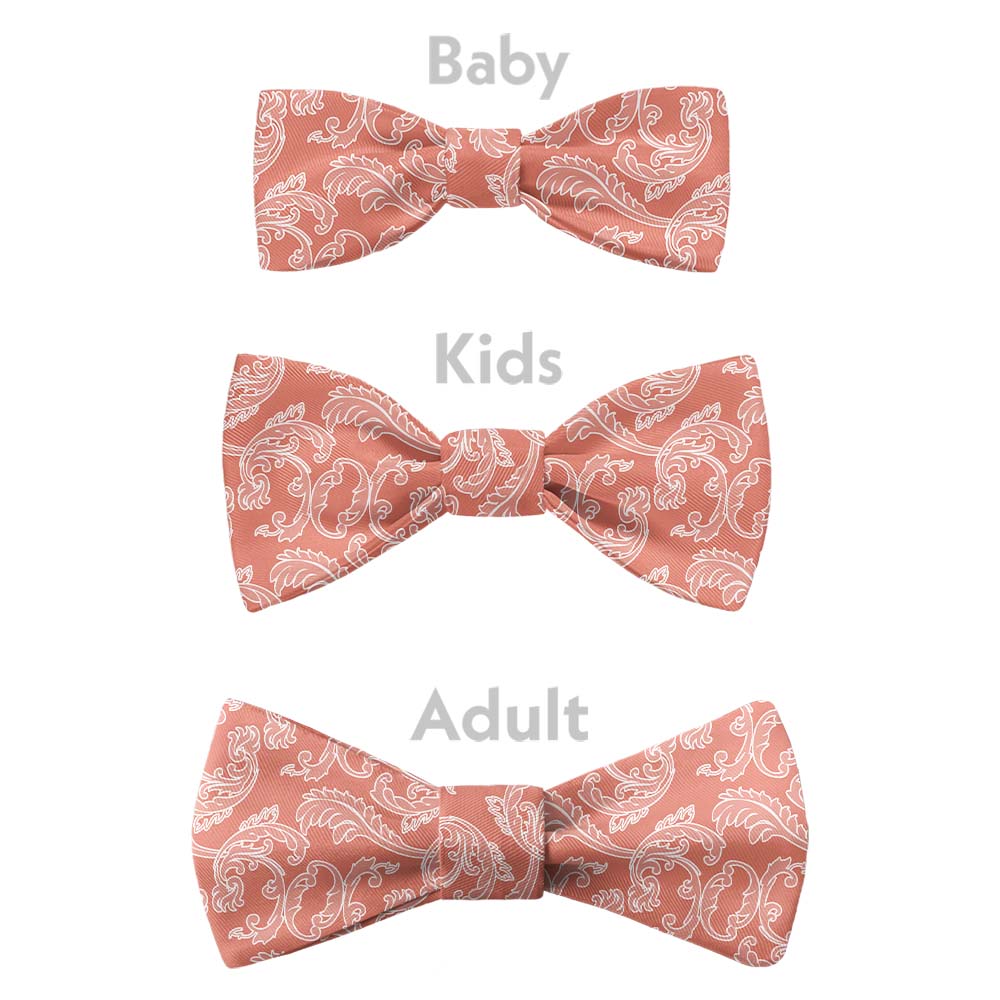 Adorned Paisley Bow Tie - Bow Sizes - Knotty Tie Co.