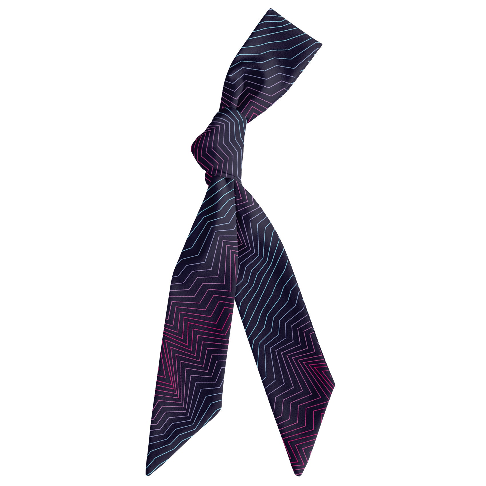Aesthetic Hair Scarf - Scarf Tied Into Knot - Knotty Tie Co.
