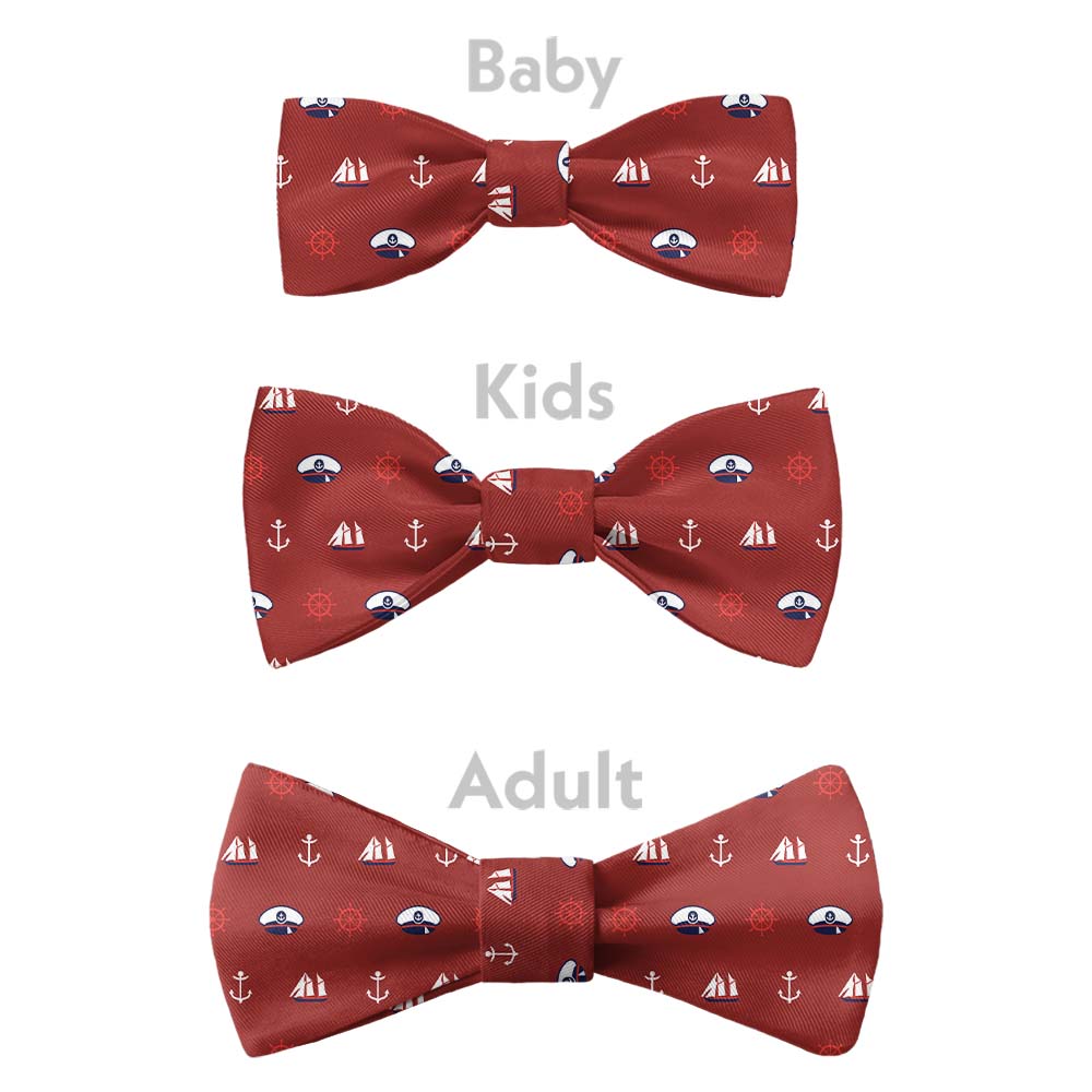 Ahoy Bow Tie - Bow Sizes - Knotty Tie Co.