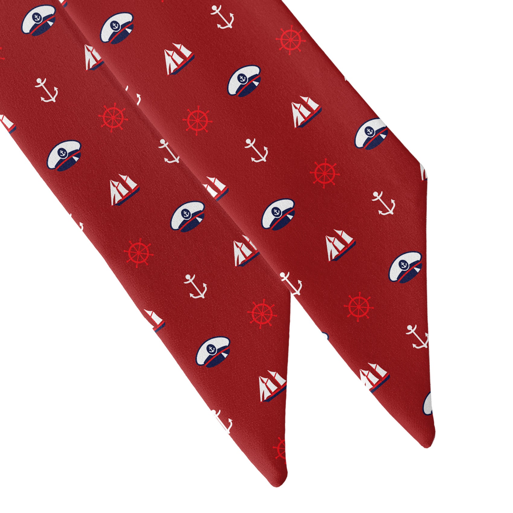 Ahoy Hair Scarf - Scarf Tapered Ends - Knotty Tie Co.