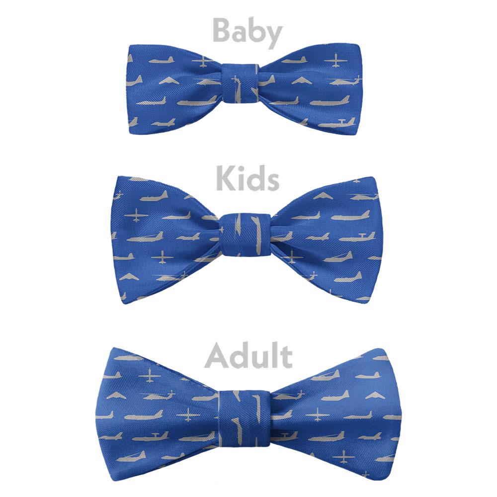 Air Force Aviation Bow Tie - Bow Sizes - Knotty Tie Co.