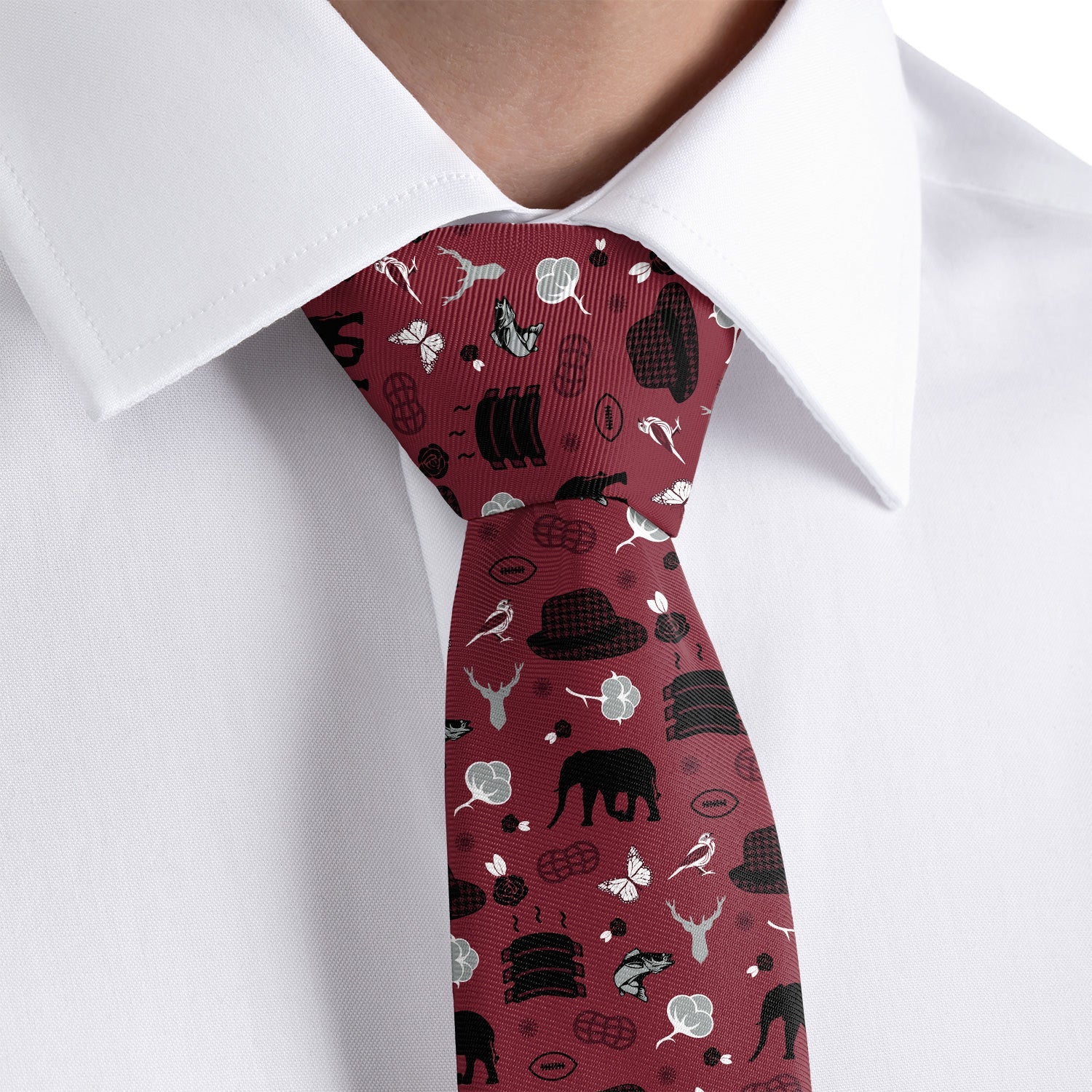 Alabama State Heritage Necktie - Dress Shirt - Knotty Tie Co.