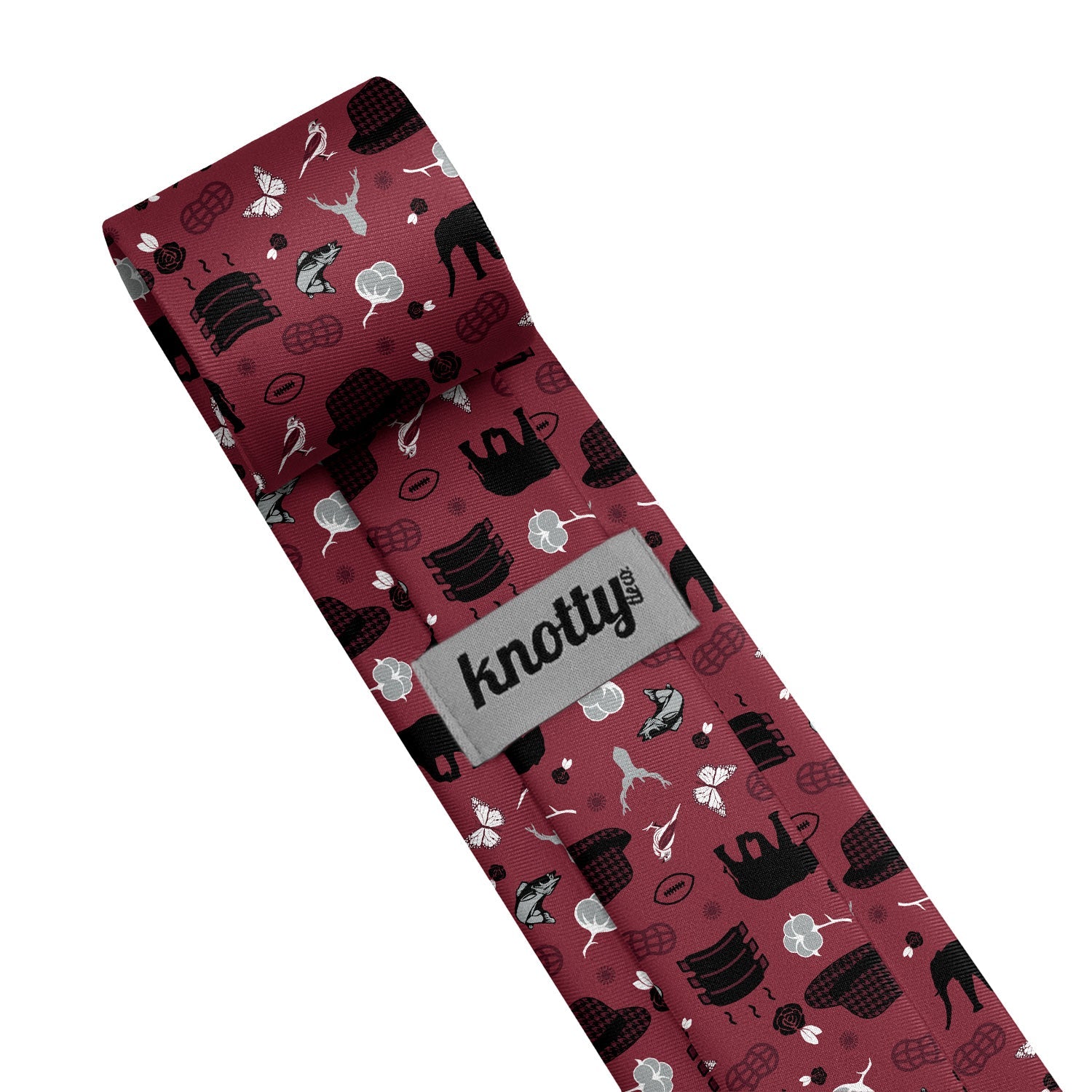 Alabama State Heritage Necktie - Tag - Knotty Tie Co.