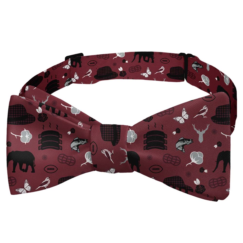 Alabama State Heritage Bow Tie - Self Tie Bow Tie - Knotty Tie Co.