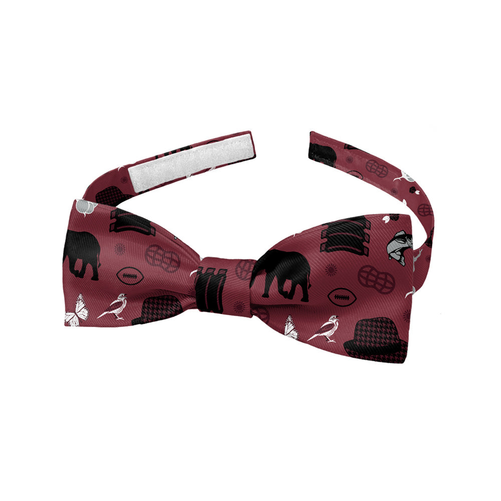 Alabama State Heritage Bow Tie - Baby Bow Tie - Knotty Tie Co.