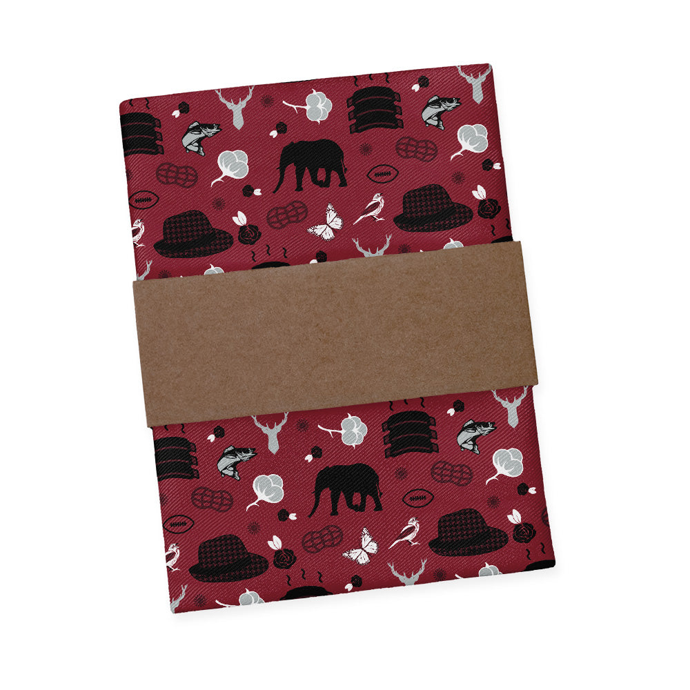 Alabama State Heritage Pocket Square - Packaging - Knotty Tie Co.