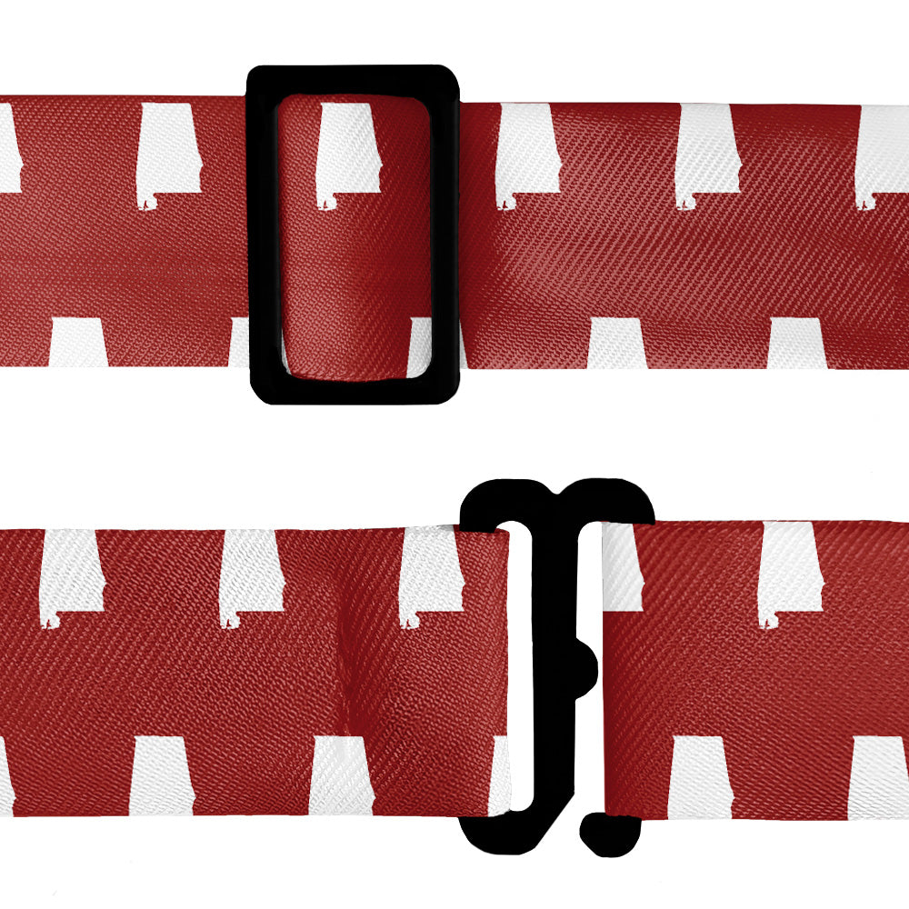 Alabama State Outline Bow Tie - Bow Tie Hardware - Knotty Tie Co.