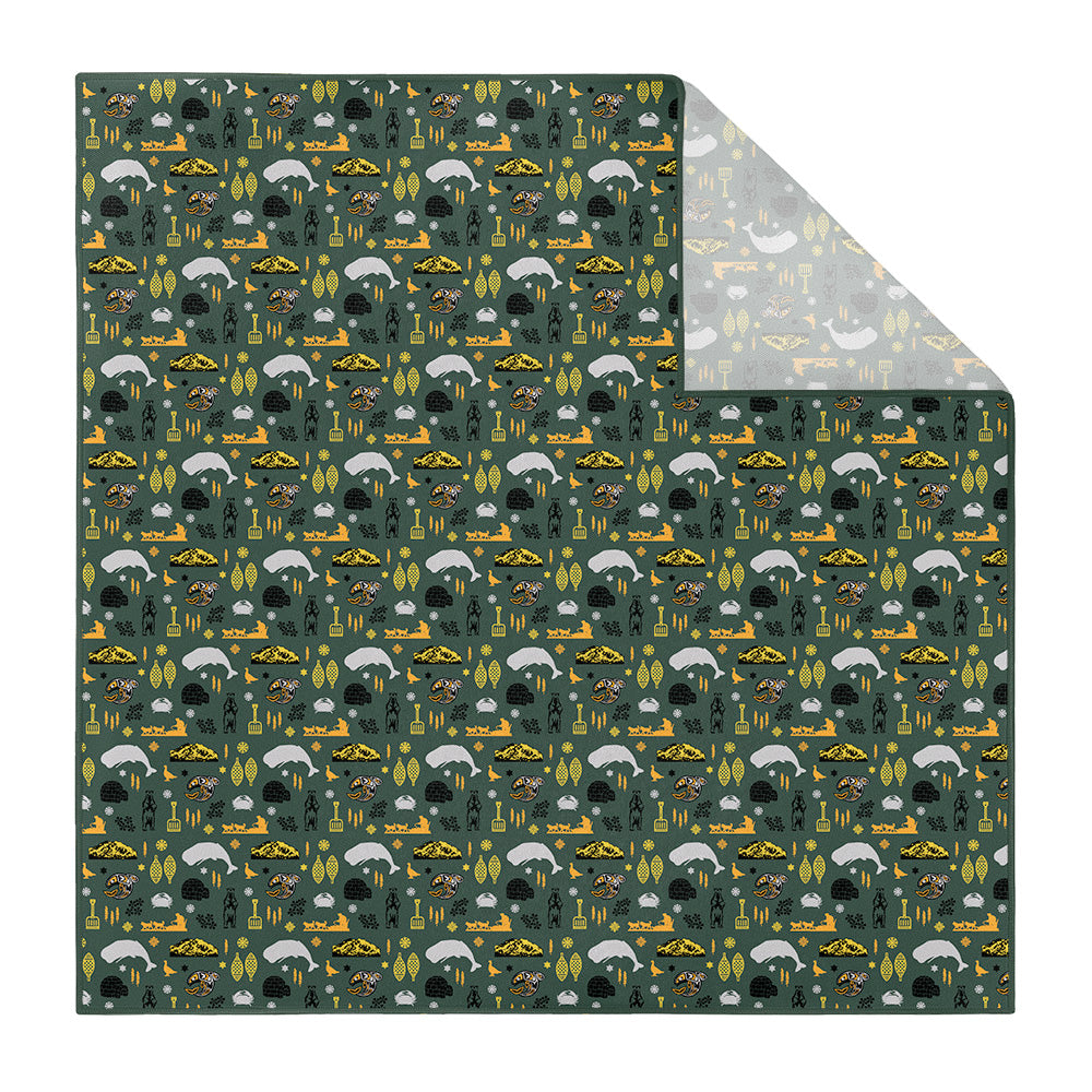 Alaska State Heritage Pocket Square - Printed - Knotty Tie Co.