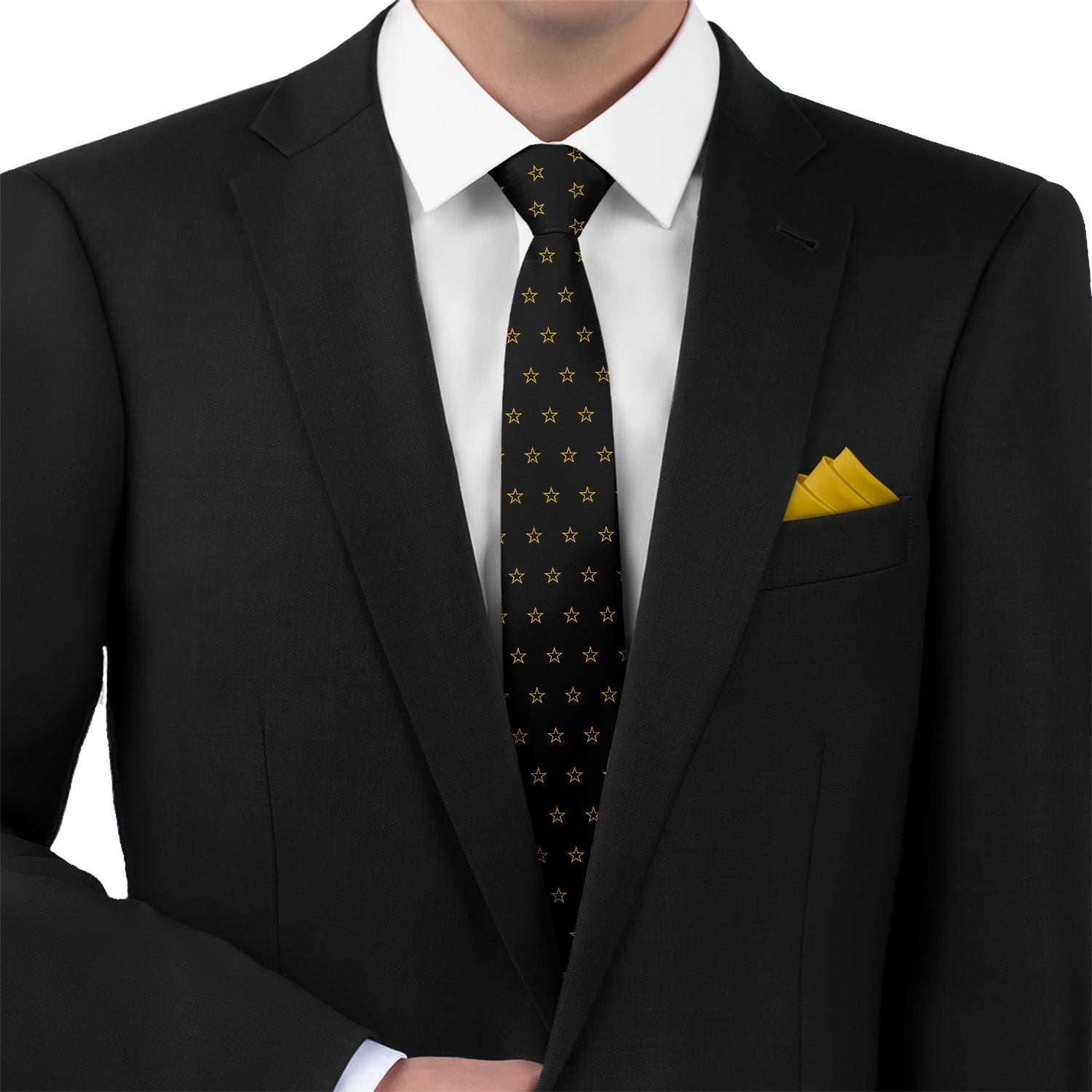 All Stars Necktie - Matching Pocket Square - Knotty Tie Co.
