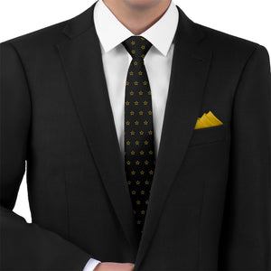 All Stars Necktie - Matching Pocket Square - Knotty Tie Co.