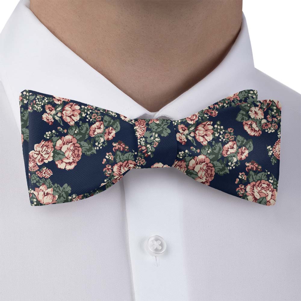 Allison Floral Bow Tie - Bow Tie with Dress Shirt - Knotty Tie Co.