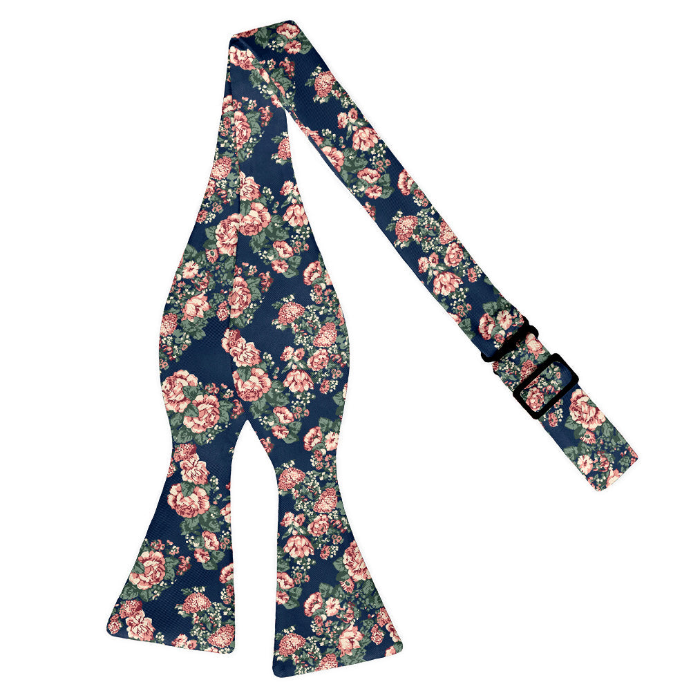Allison Floral Bow Tie - Self Tie Flat - Knotty Tie Co.