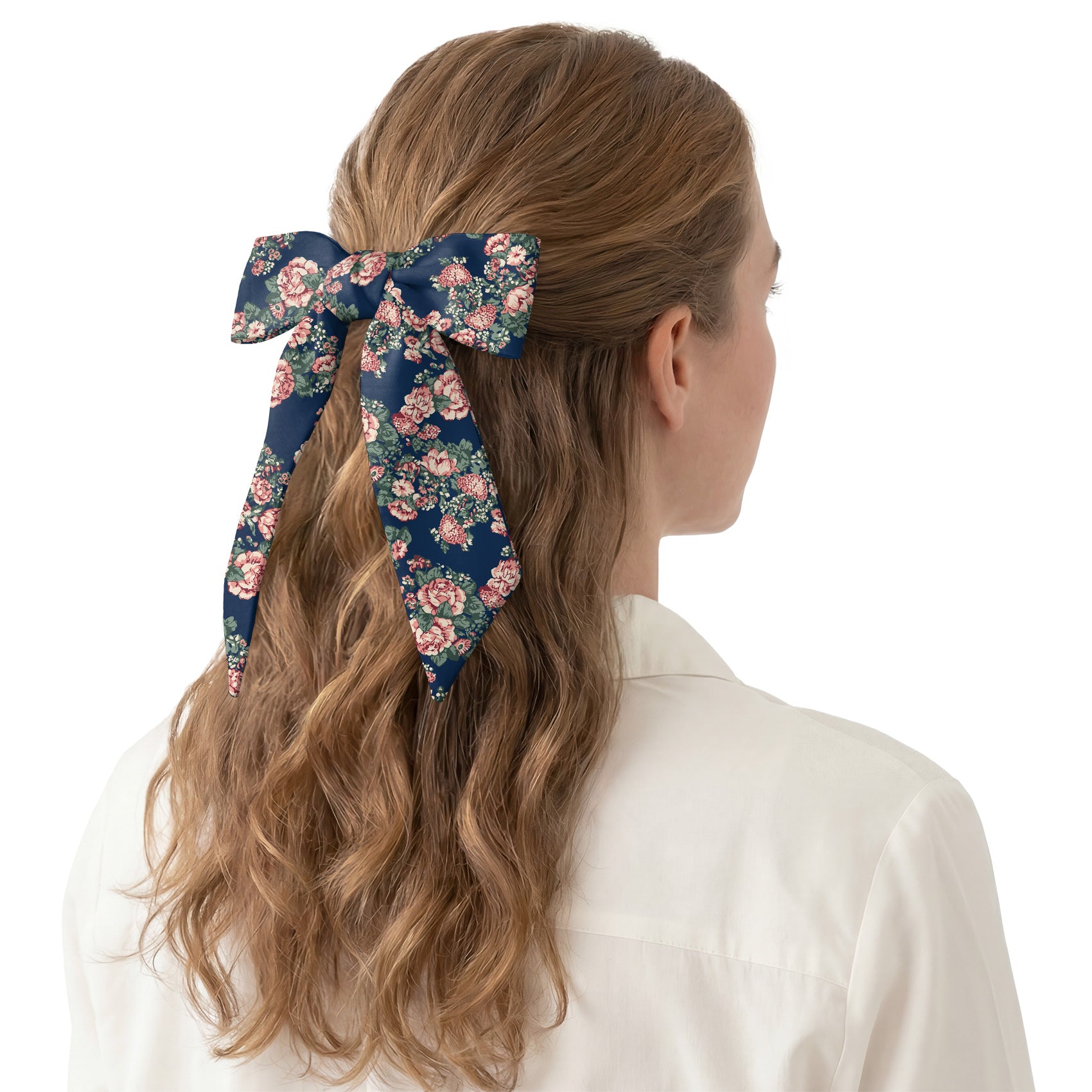 Allison Floral Hair Scarf - Hair Scarf - Knotty Tie Co.