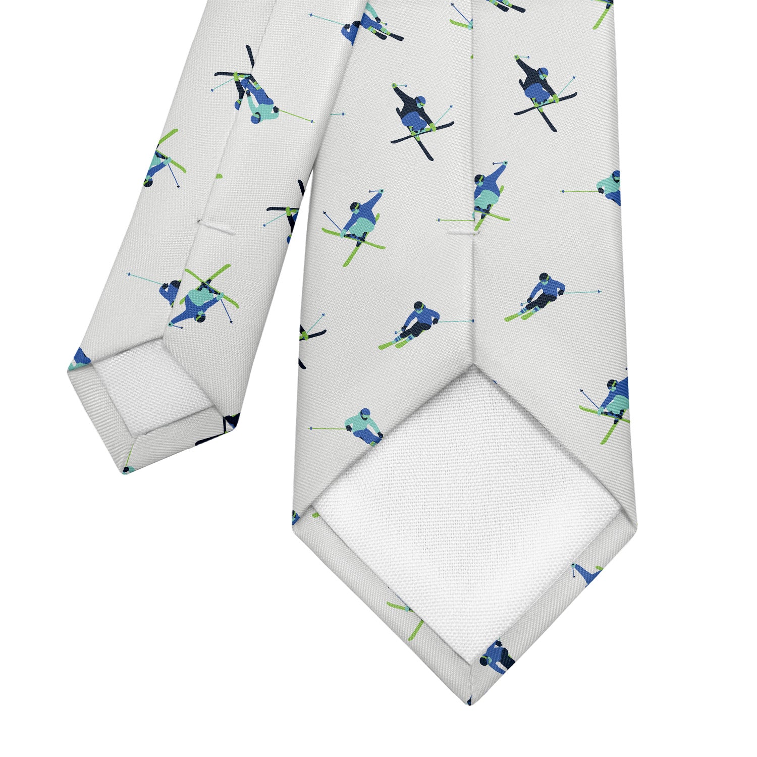 Alpine Skiing Necktie - Tipping - Knotty Tie Co.