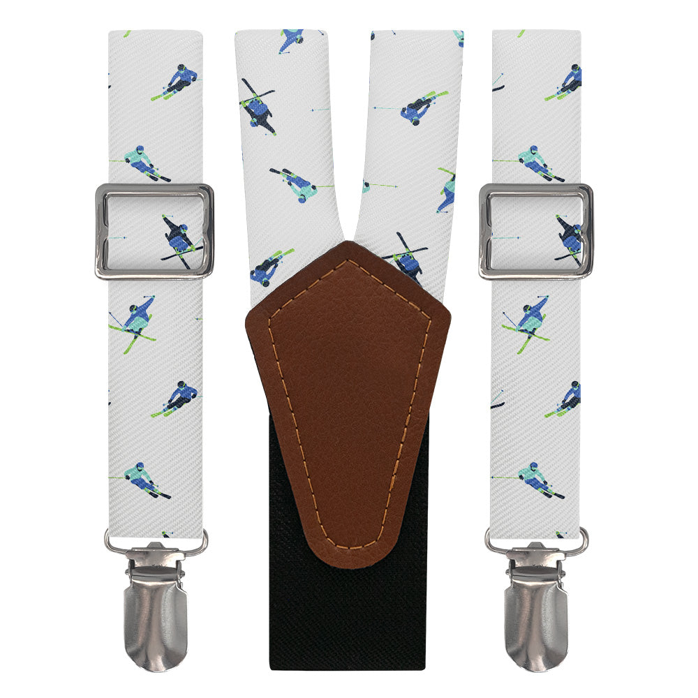 Alpine Skiing Suspenders - Main View - Knotty Tie Co.