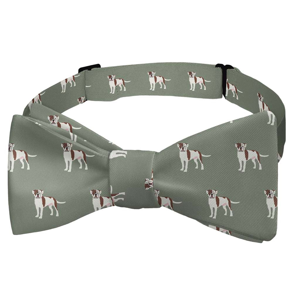 American Bulldog Bow Tie - Self Tie Bow Tie - Knotty Tie Co.