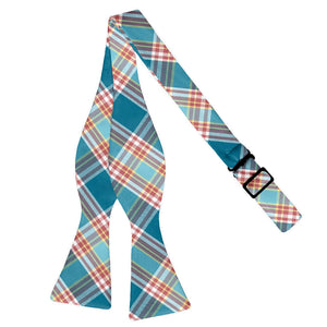 American Plaid Bow Tie - Adult Extra-Long Self-Tie 18-21" -  - Knotty Tie Co.