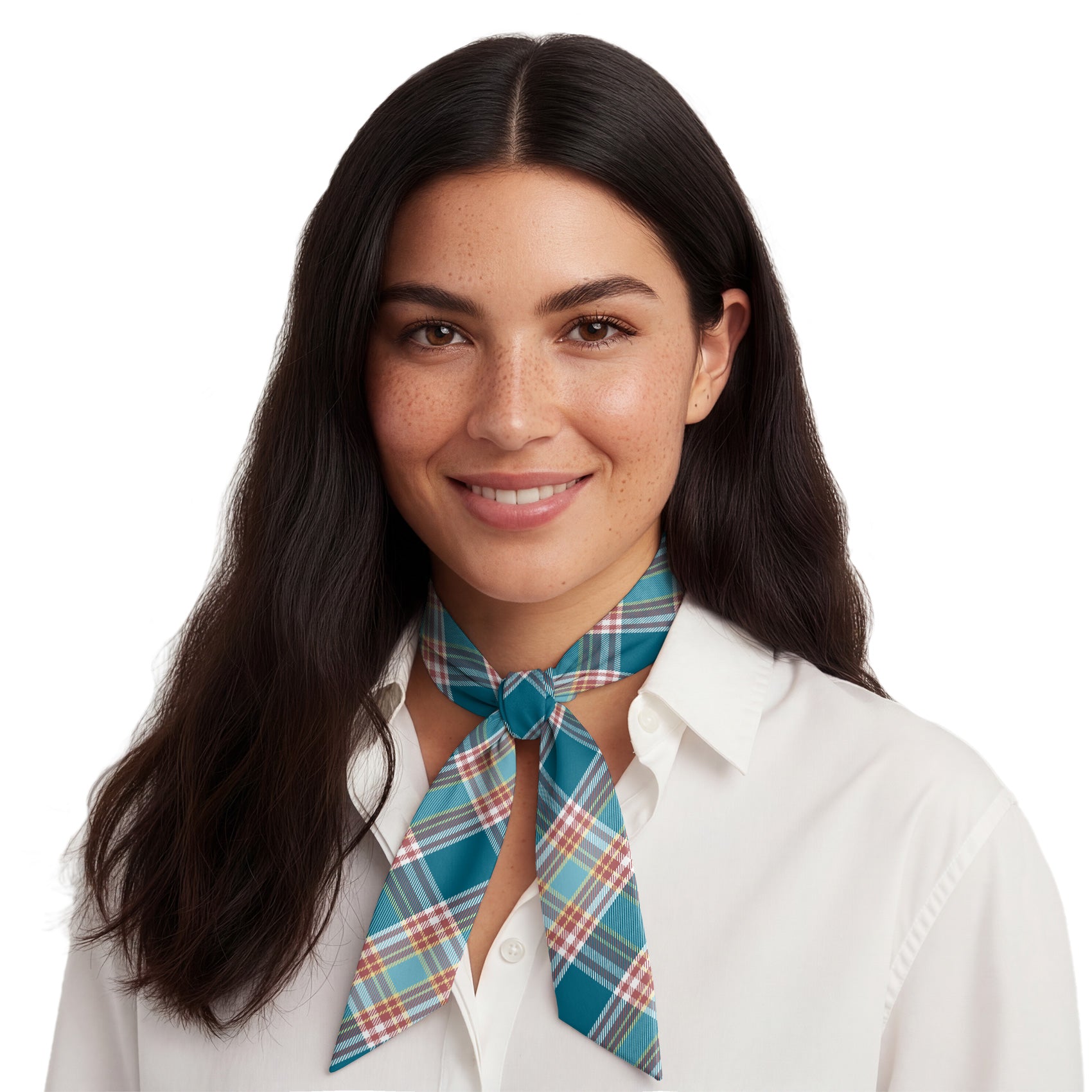 American Plaid Hair Scarf - Neck Scarves - Knotty Tie Co.