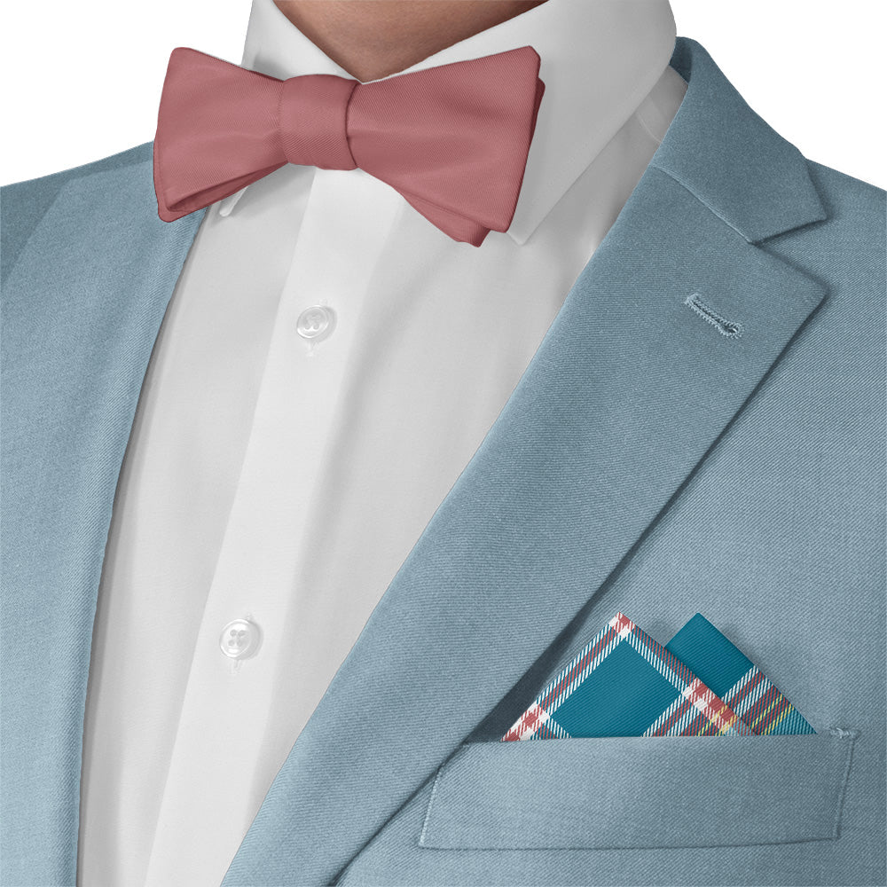American Plaid Pocket Square - Matching Bow Tie - Knotty Tie Co.