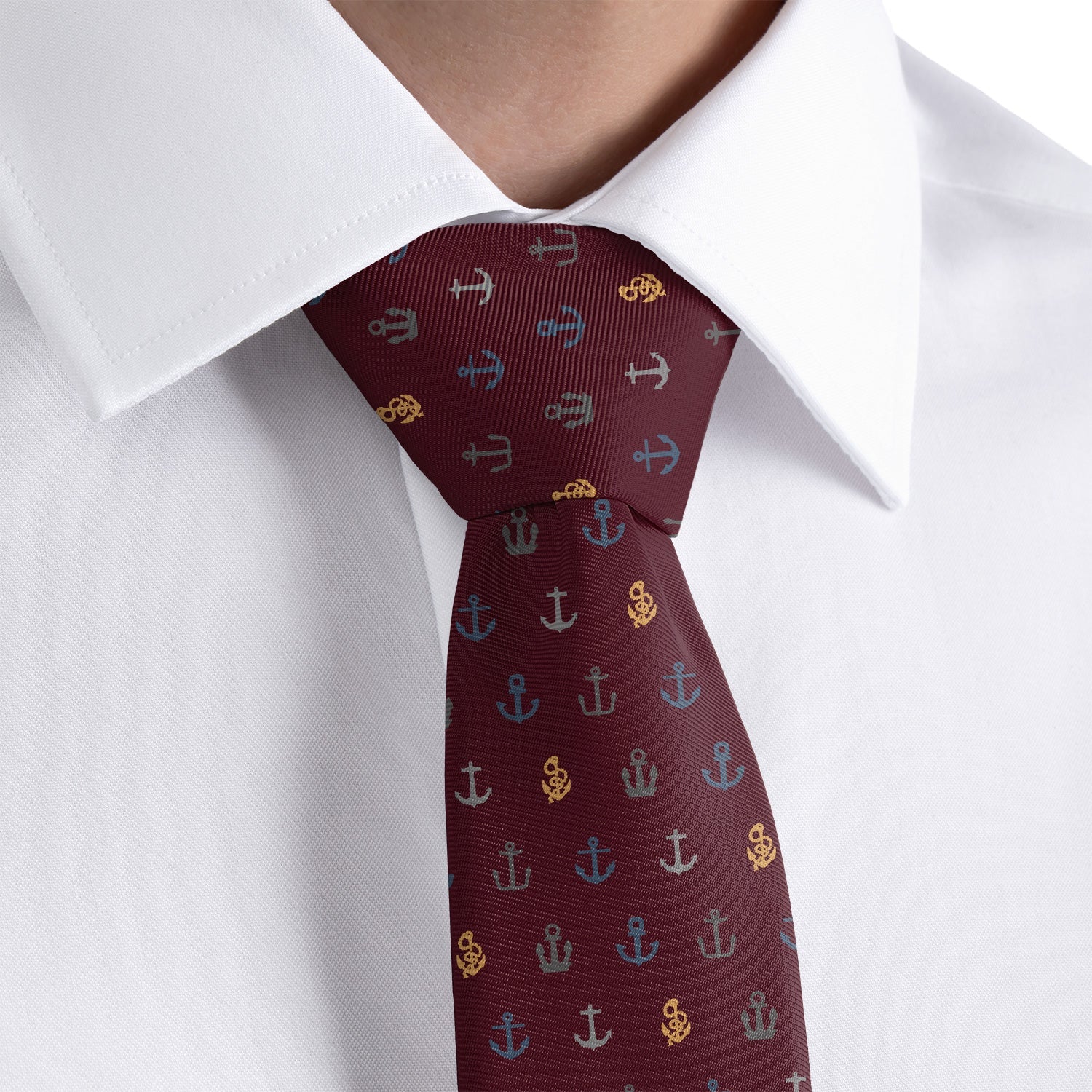 Anchors Away Necktie - Dress Shirt - Knotty Tie Co.