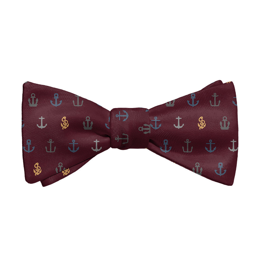 Anchors Away Bow Tie - Adult Standard Self-Tie 14-18" -  - Knotty Tie Co.