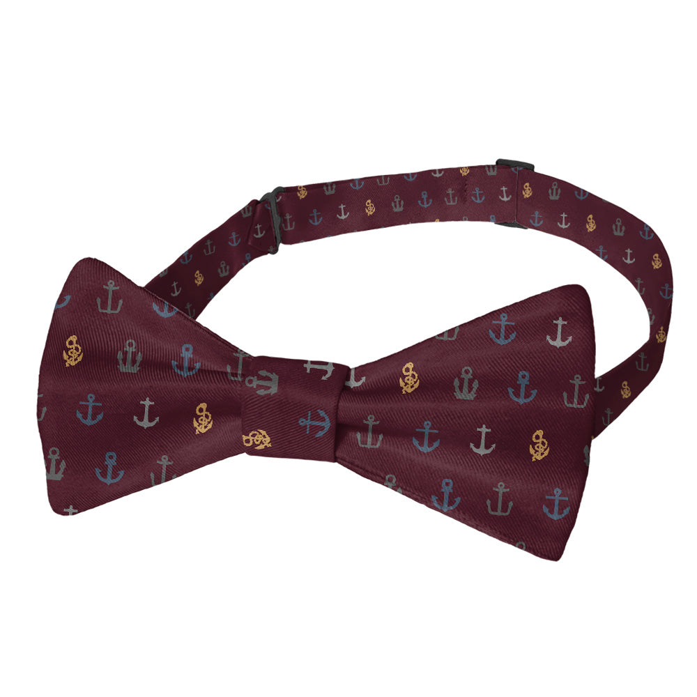 Anchors Away Bow Tie - Pre-Tied Bow Tie - Knotty Tie Co.