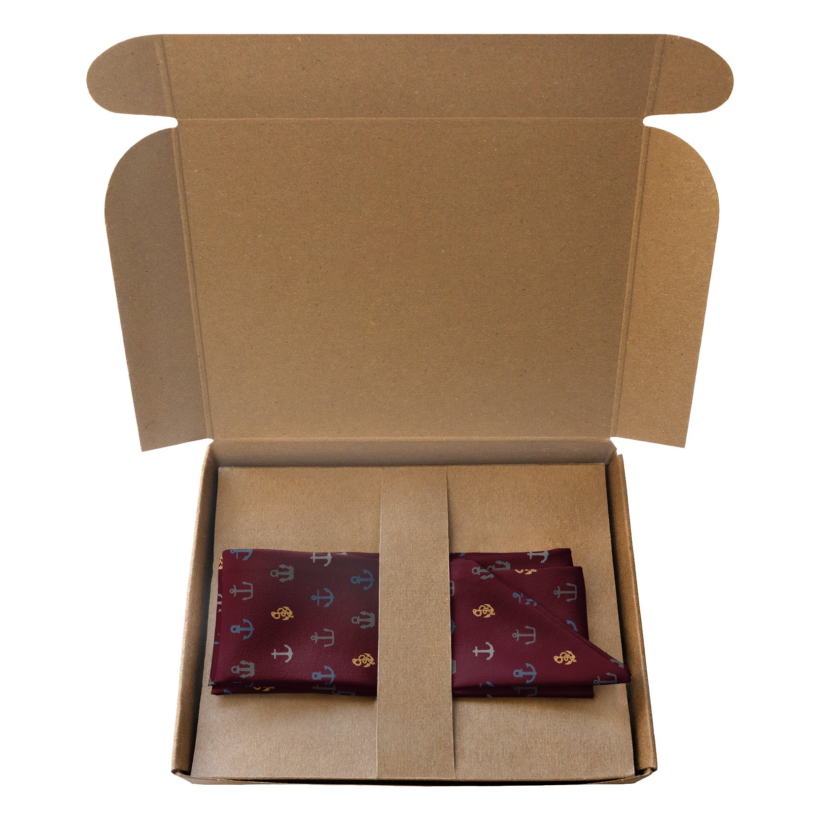 Anchors Away Hair Scarf - Packaging - Knotty Tie Co.