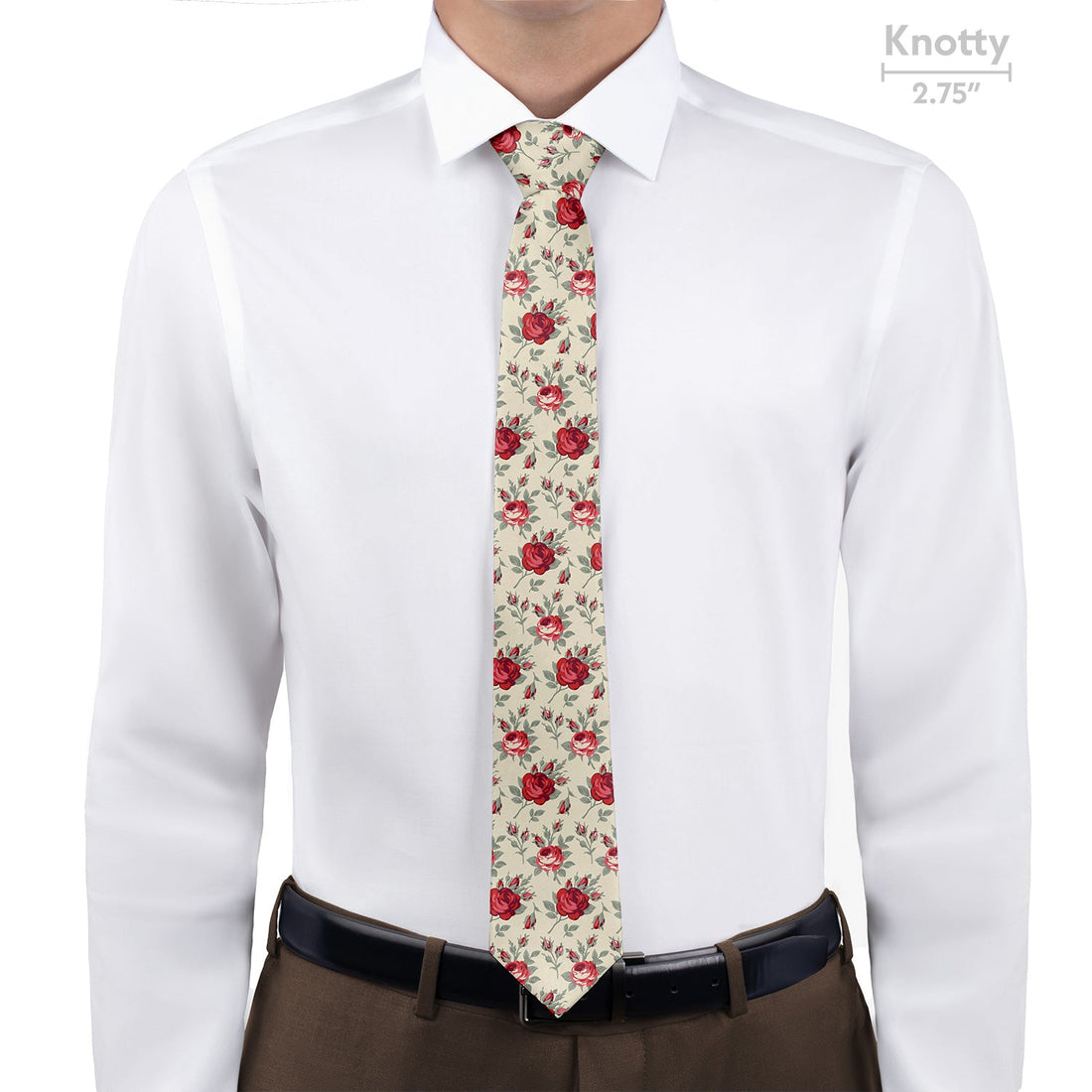 Antique Rose Necktie - Knotty - Knotty Tie Co.