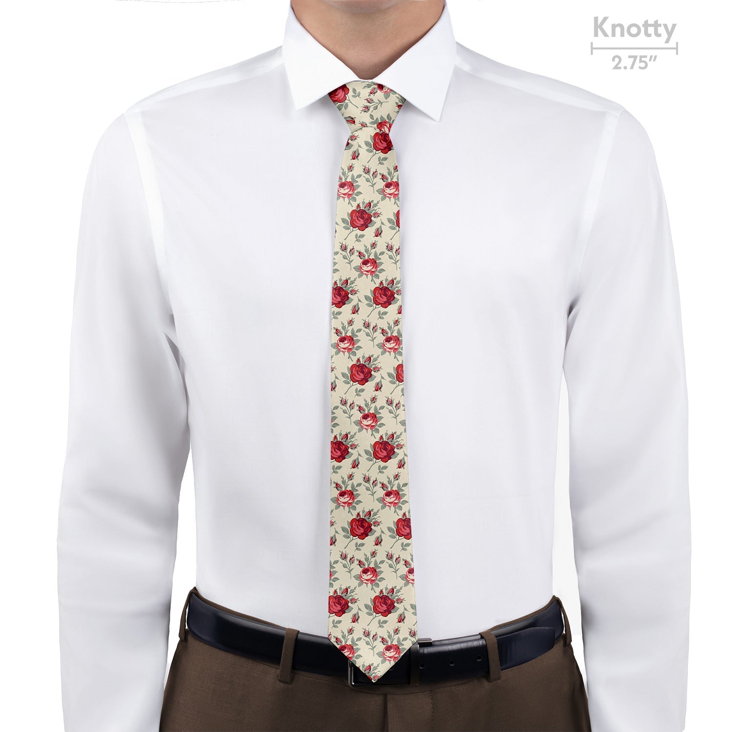 Antique Rose Necktie - Knotty - Knotty Tie Co.