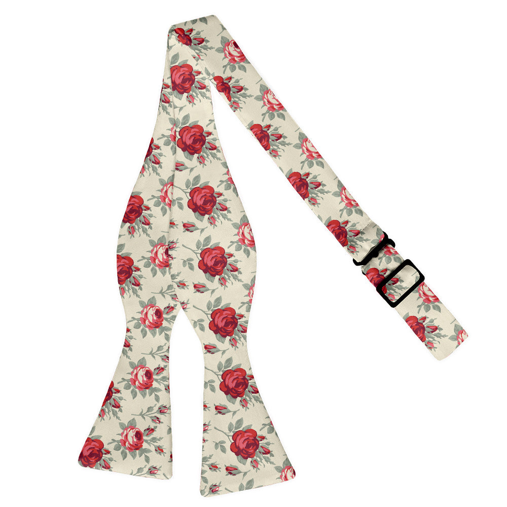 Antique Rose Bow Tie - Self Tie Flat - Knotty Tie Co.