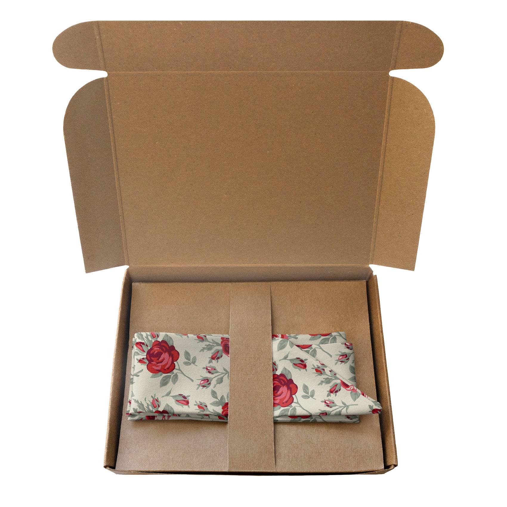Antique Rose Hair Scarf - Packaging - Knotty Tie Co.