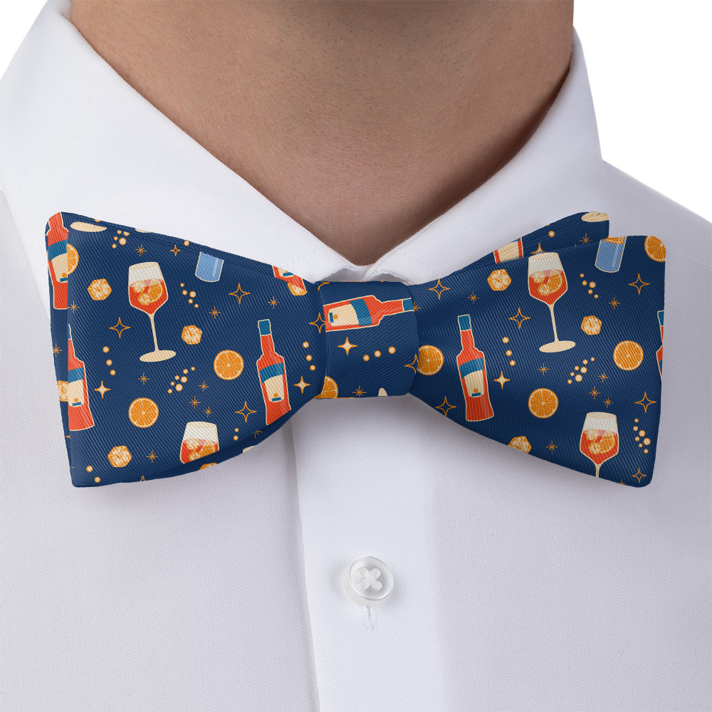 Aperol Spritz Bow Tie - Bow Tie with Dress Shirt - Knotty Tie Co.