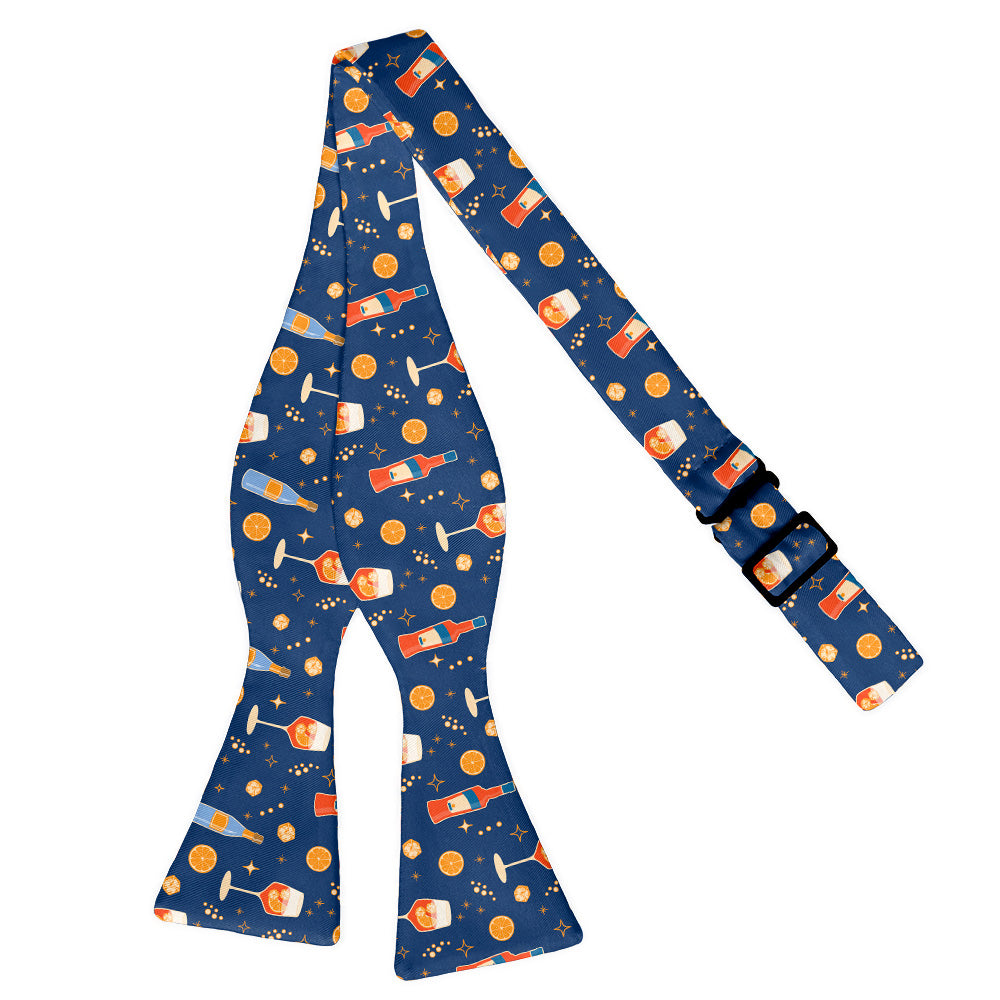 Aperol Spritz Bow Tie - Self Tie Flat - Knotty Tie Co.