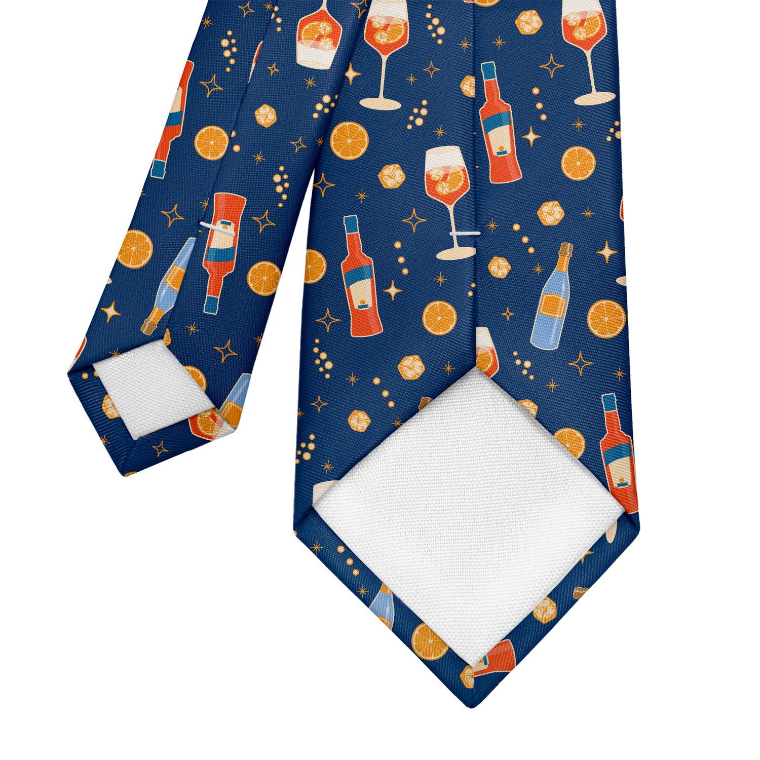 Aperol Spritz Necktie - Tipping - Knotty Tie Co.