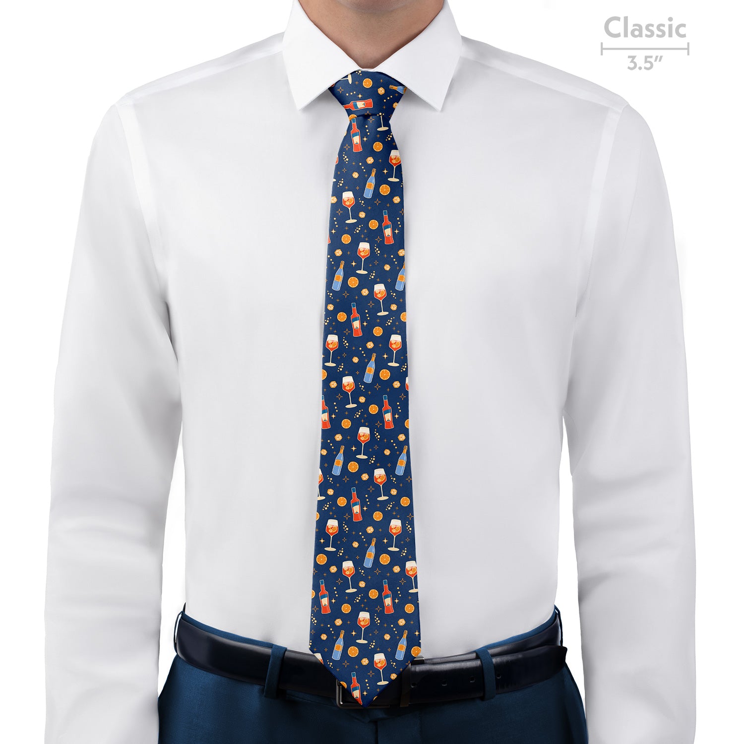 Aperol Spritz Necktie - Classic  - Knotty Tie Co.