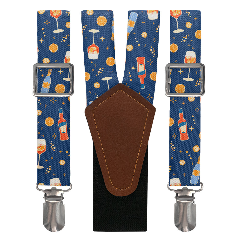 Aperol Spritz Suspenders - Main View - Knotty Tie Co.
