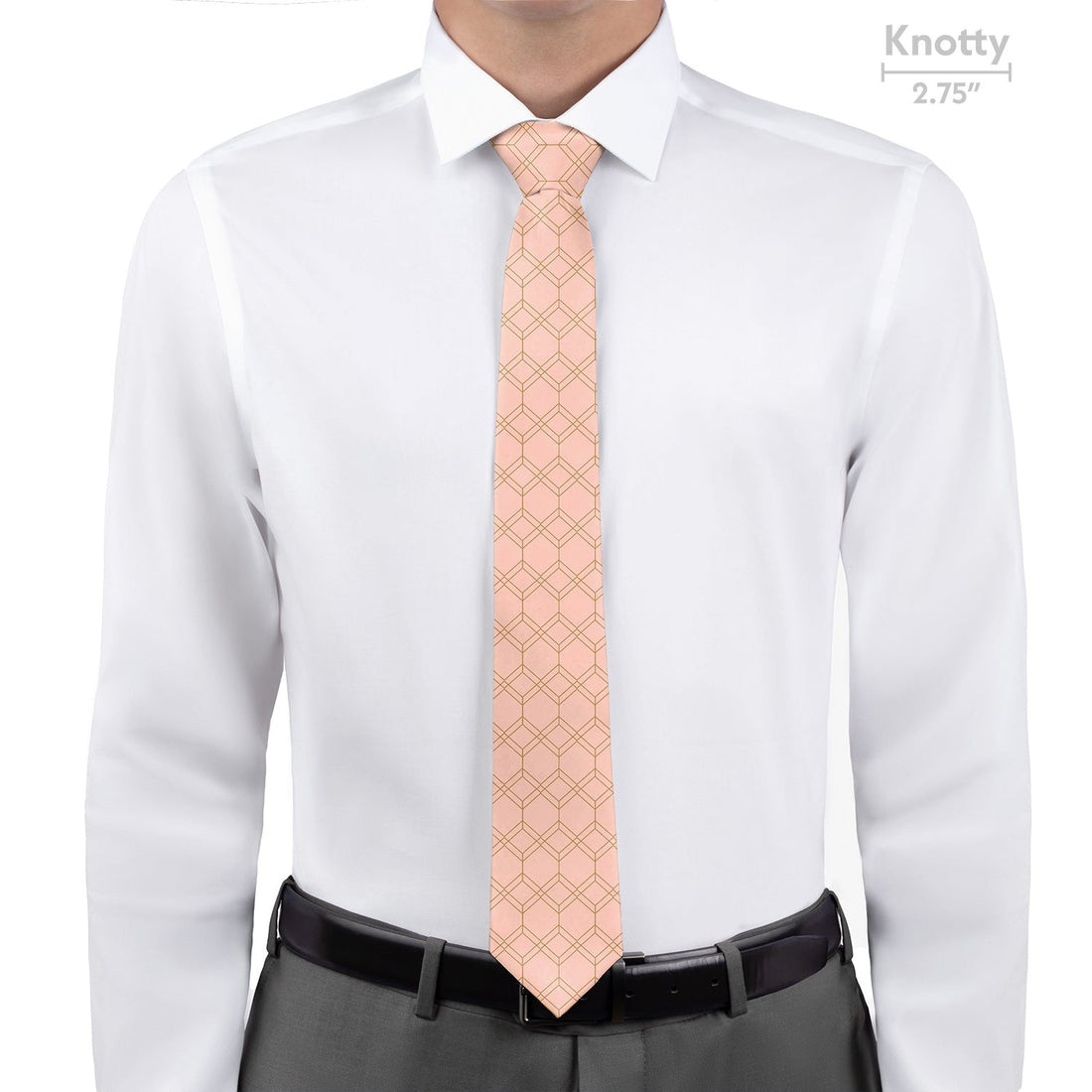 Arcadia Geometric Necktie - Knotty - Knotty Tie Co.
