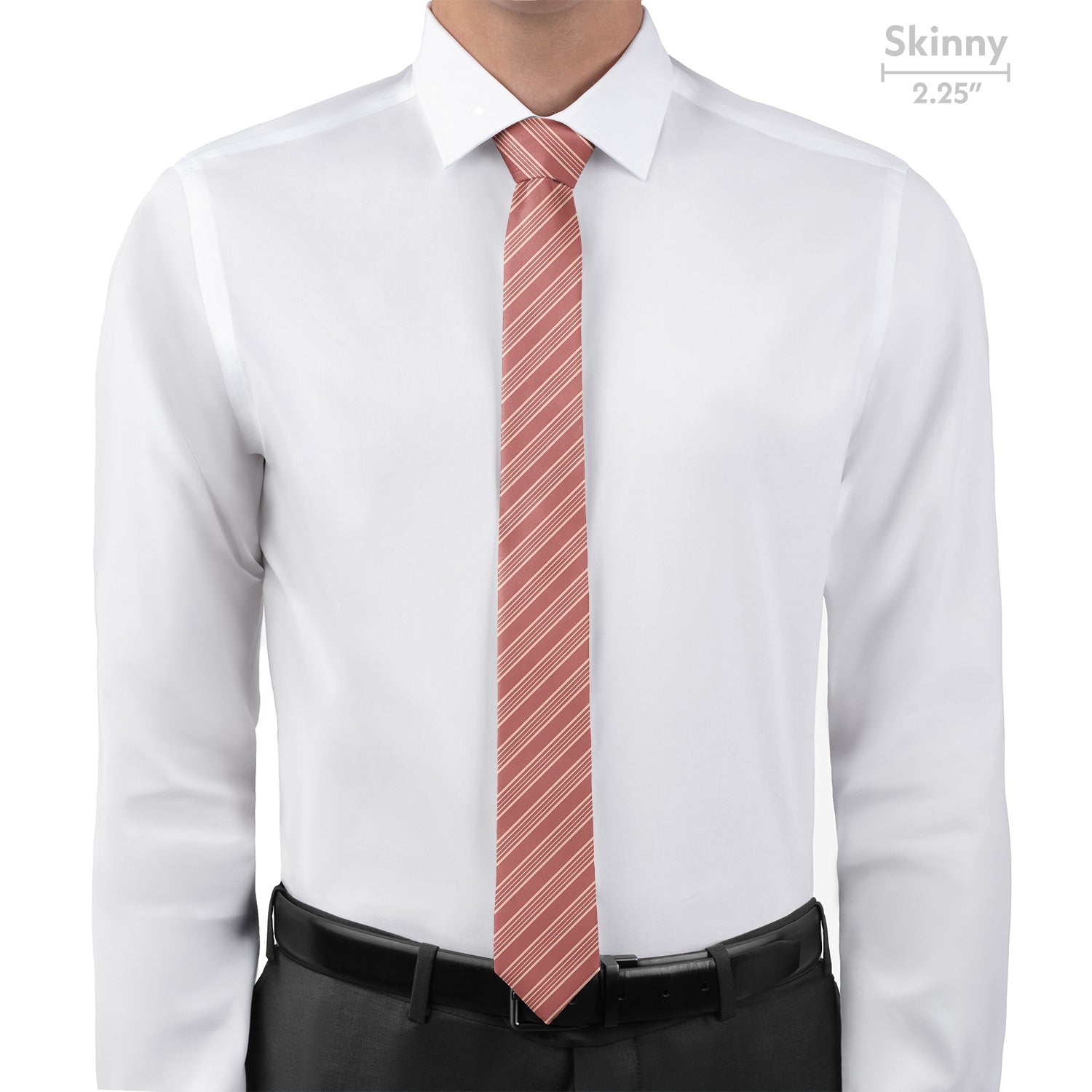 Archer Stripe Necktie - Skinny - Knotty Tie Co.