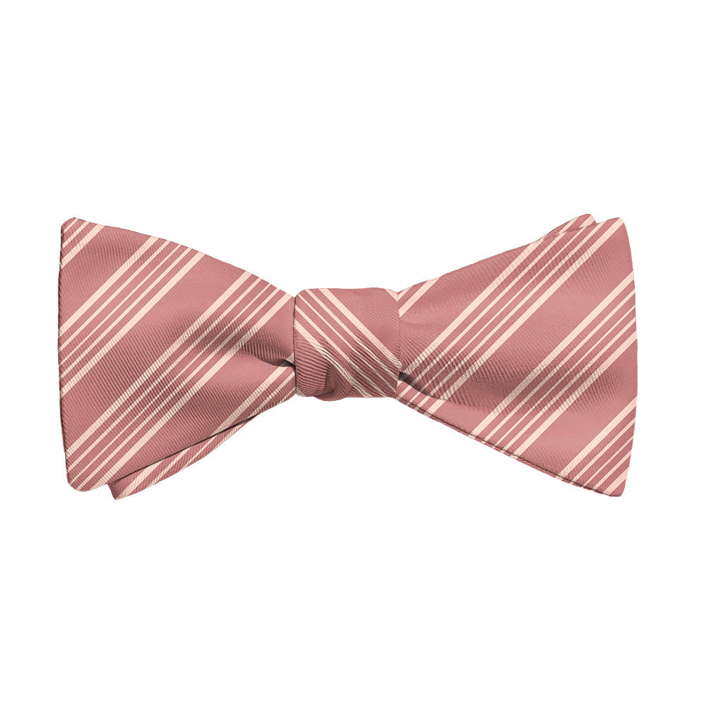 Archer Stripe Bow Tie - Adult Standard Self-Tie 14-18" -  - Knotty Tie Co.