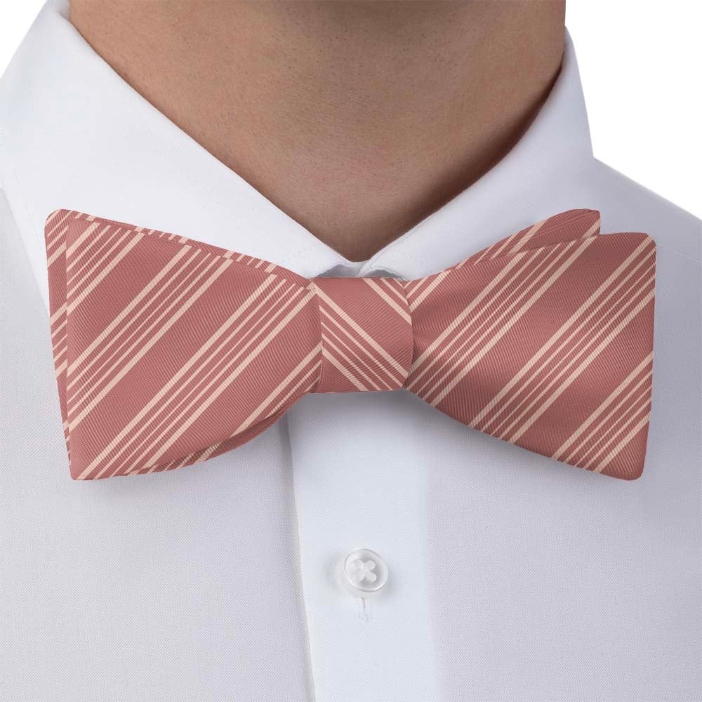 Archer Stripe Bow Tie - Self Tie Bow Tie - Knotty Tie Co.