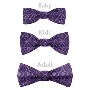 Argyle Bloom Bow Tie - Bow Sizes - Knotty Tie Co.
